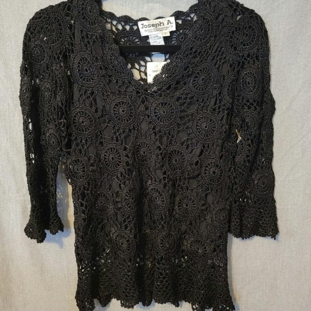 Joseph A Women's Large Lace Blouse